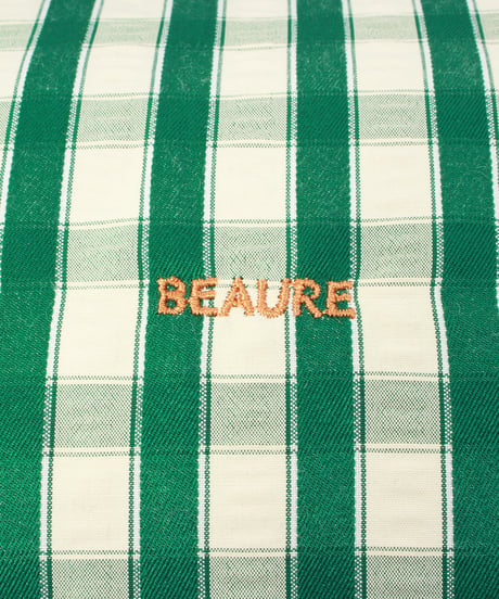 【B-25046】BEAURE ギンガムチェック HOBO BAG