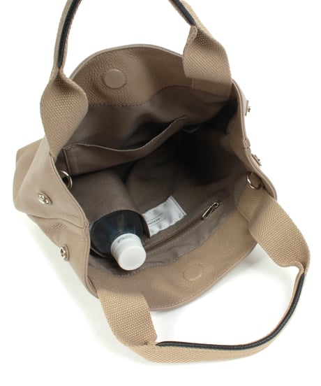 【B-24325】BEAURE カウレザー テープハンドル 2WAY トートバッグ