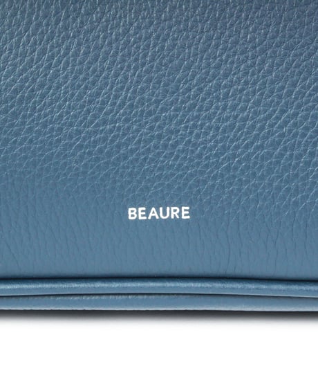 【B-25419】BEAURE 横長 ブガッティ型 2Way ショルダー Bag