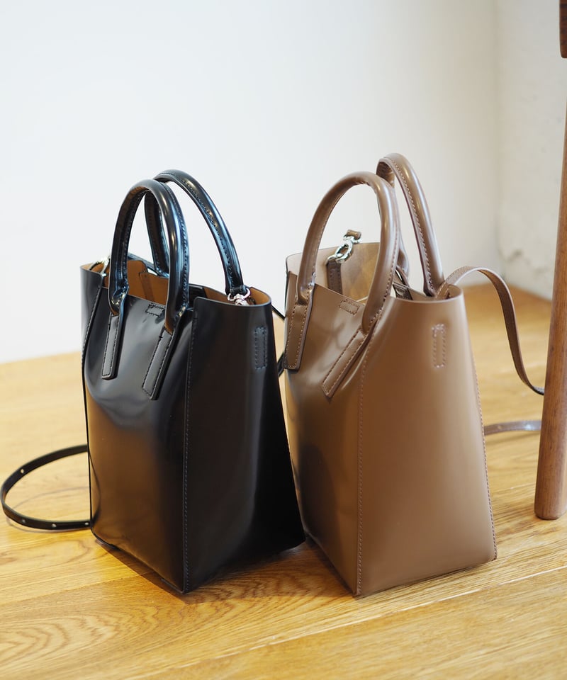 B-22337】ガラスレザー mini トート | BEAURE OFFICIAL STORE