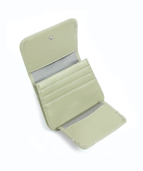 【B-24041】BEAURE シープレザー ラウンドフラップカードケース