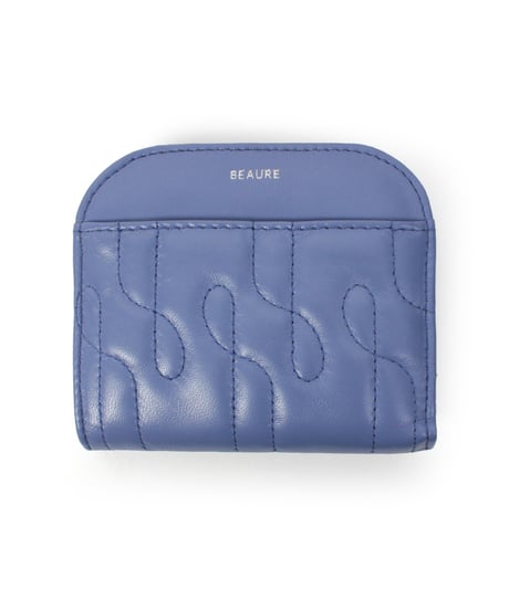 【B-25307】BEAURE Quilted Leather Bifold ウォレット