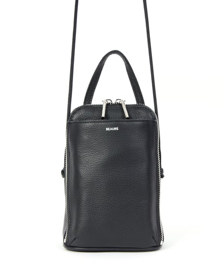 【B-25418】BEAURE New ブガッティ型 2Way ミニ ショルダー Bag