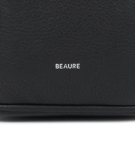【B-24017】BEAURE　カウレザー　ブガッティ型2WAYミニショルダー