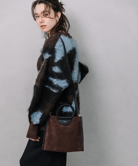 【B-25352】BEAURE Suede 2Way ショルダー Bag