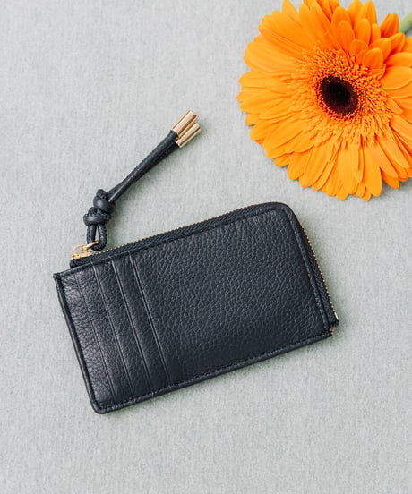 【B-26100】BEAURE レザー ジップ スマート ウォレット