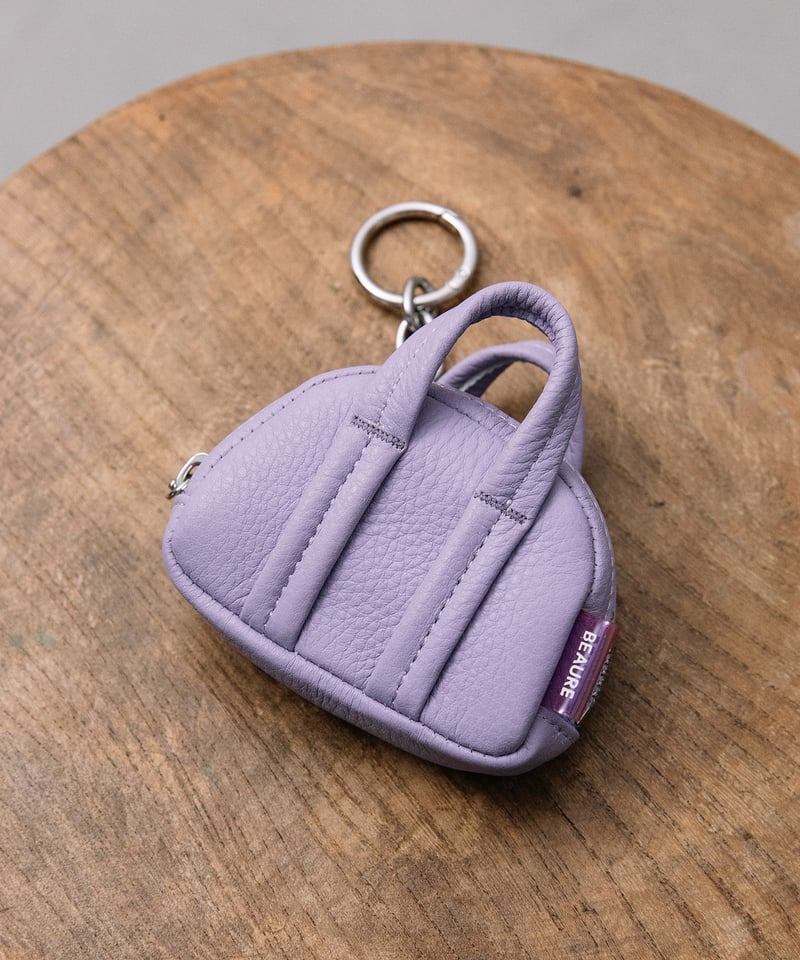 B-25407】 BEAURE レザー ミニ ボストン チャーム | BEAURE OFFI