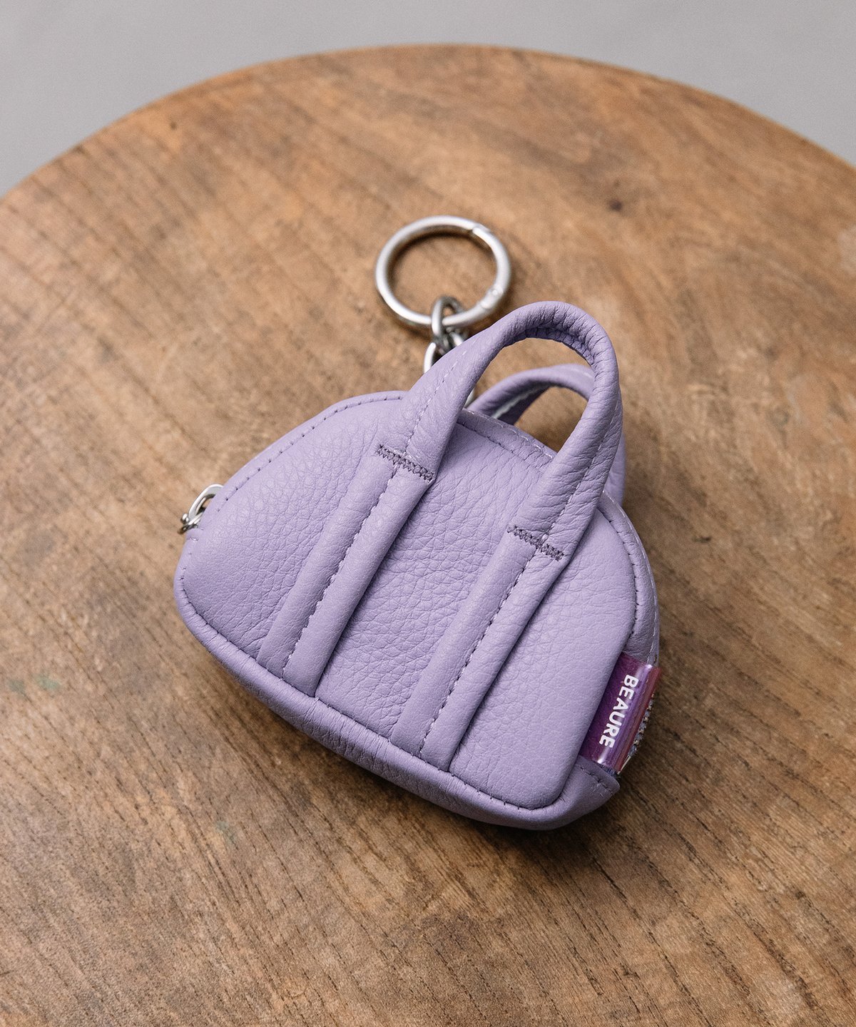 テン様 美品‪☆beaure 2wey ミニボストン シボ革 タッセルチャーム黒 美品‪☆beaure 2wey ミニボストン シボ革 タッセルチャーム ブラック‬