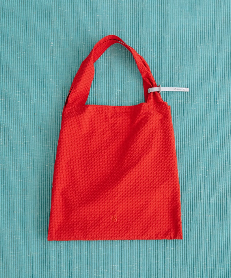 チェック柄 赤いB刺繍 ショルダーバッグ