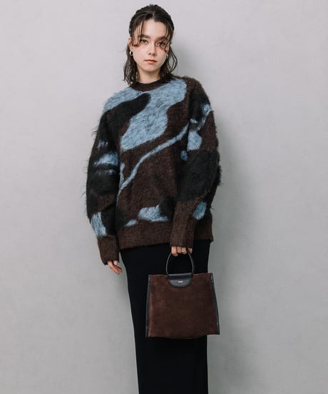 【B-25352】BEAURE Suede 2Way ショルダー Bag