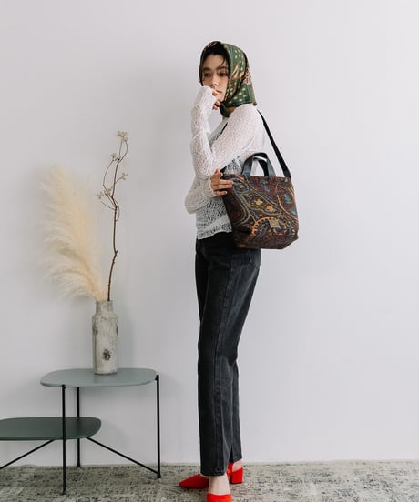 【B-25360】BEAURE Paisley Mini トート Bag