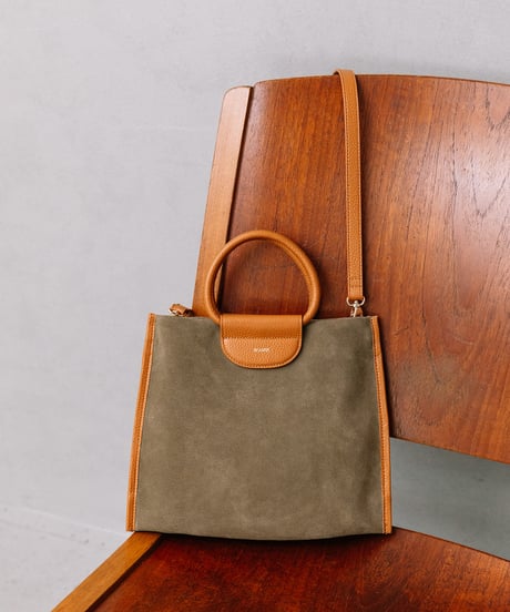 【B-25352】BEAURE Suede 2Way ショルダー Bag