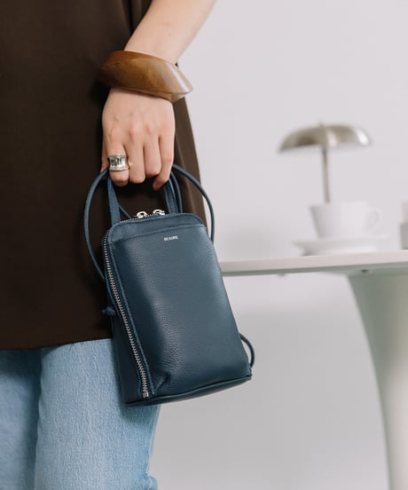 【B-25418】BEAURE New ブガッティ型 2Way ミニ ショルダー Bag