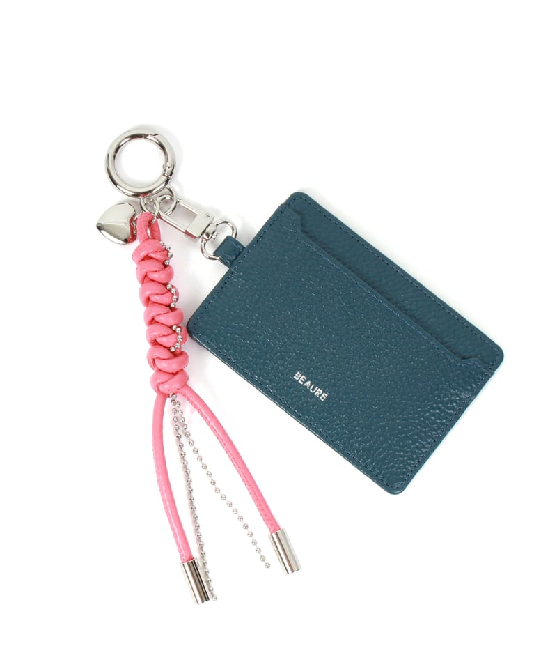 B-25404】 BEAURE レザーコード付き パスケース | BEAURE OFFICI