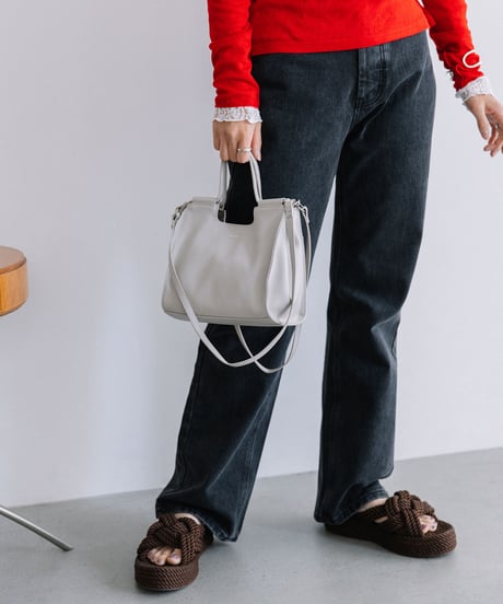 【B-26225】BEAURE レザー 2WAY ハンドショルダー Bag