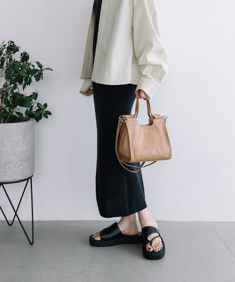 【B-26225】BEAURE レザー 2WAY ハンドショルダー Bag