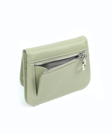 【B-24041】BEAURE シープレザー ラウンドフラップカードケース