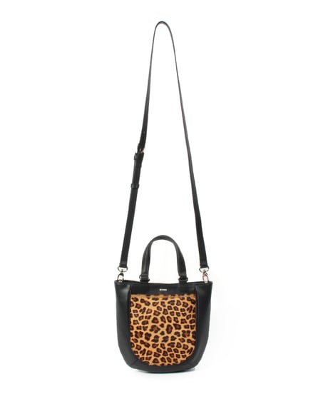 【B-25346】BEAURE Calf Hair Combination Pocket トート Bag