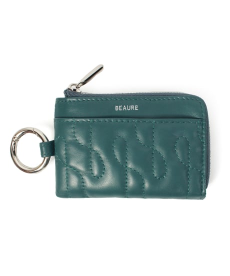 【B-25306】BEAURE Quilted Leather フラグメントケース
