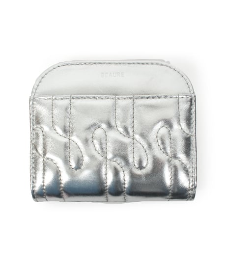 【B-25307】BEAURE Quilted Leather Bifold ウォレット