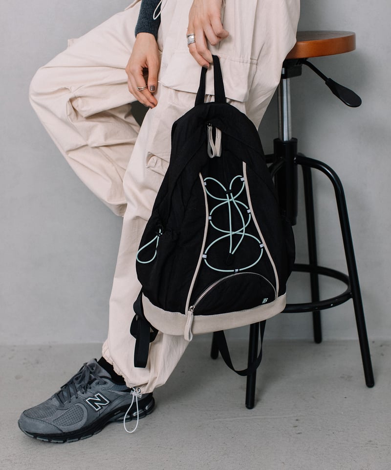 B-24353】BEAURE スエード コンビ ナイロン リュック | BEAURE OFF