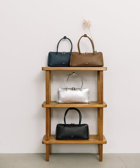 【B-25419】BEAURE 横長 ブガッティ型 2Way ショルダー Bag