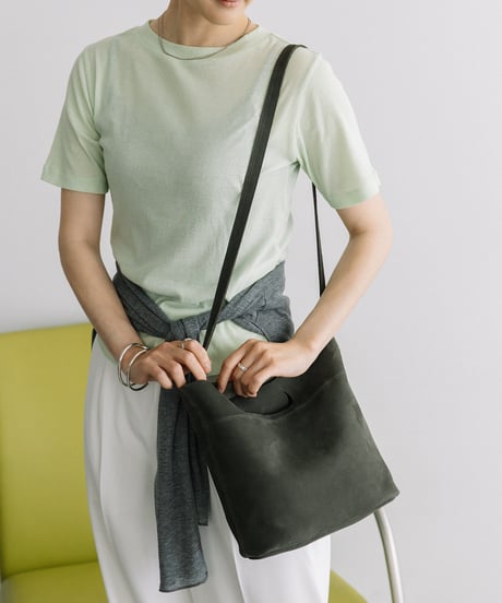 【B-26223】BEAURE ヌバック 2WAY ショルダー Bag