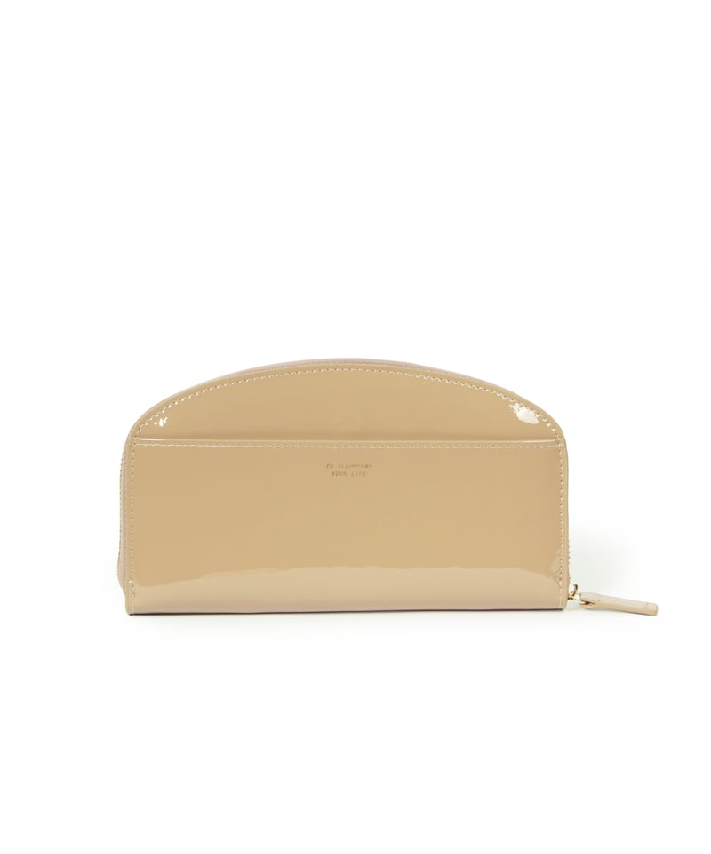 エナメル Vivienne 三つ折財布 がま口 財布 エナメル レッド