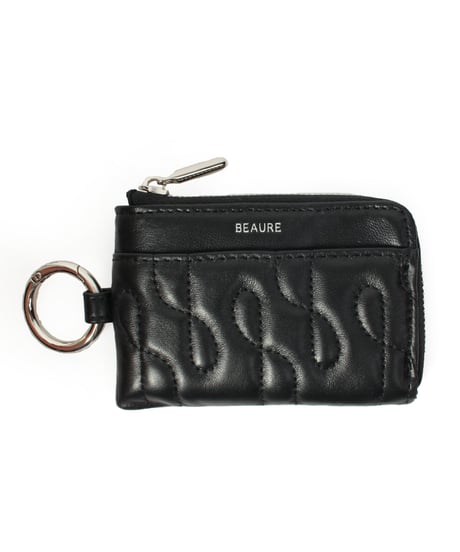 【B-25306】BEAURE Quilted Leather フラグメントケース