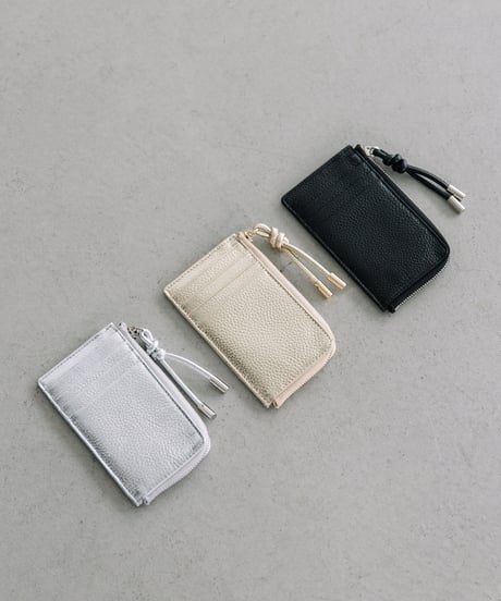 【B-26100】BEAURE レザー ジップ スマート ウォレット