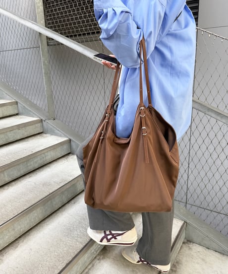 【B-25234】BEAURE ベルト ハンドル Big トート Bag