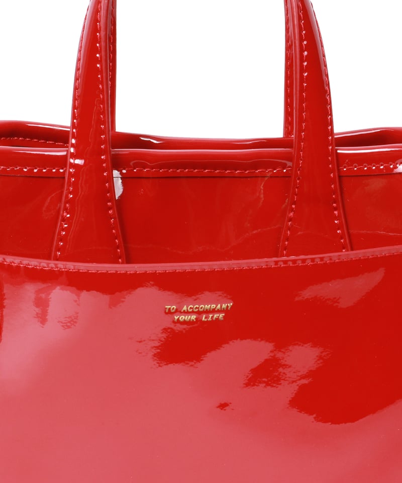 B-25068】BEAURE エナメル 2WAY ミニ トート | BEAURE OFFIC