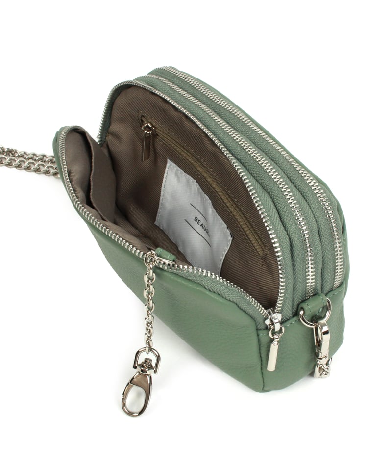 B-24310】BEAURE トリプルファスナー ミニポシェット | BEAURE OFFI