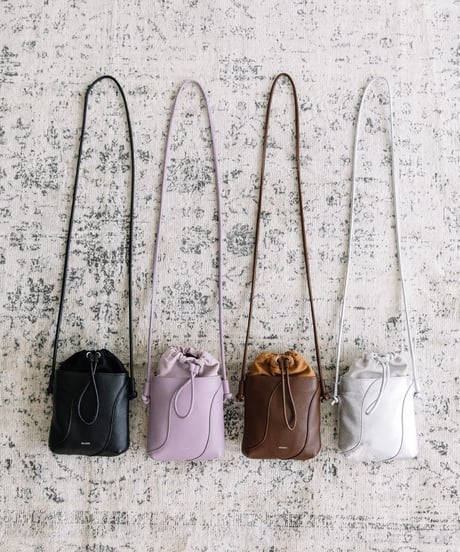 【B-25347】BEAURE Mini Drawstring Pouch ショルダー Bag
