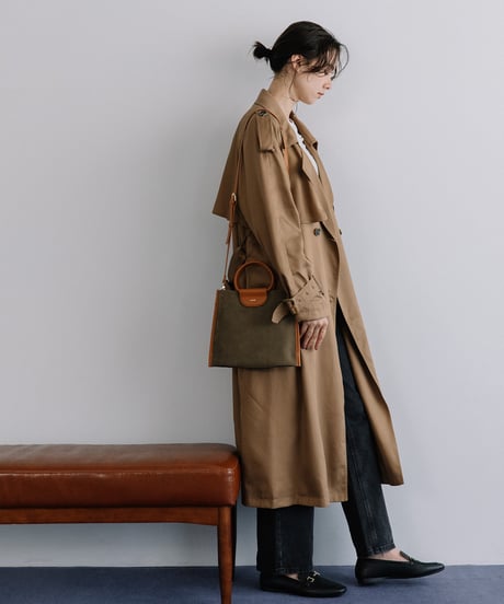 【B-25352】BEAURE Suede 2Way ショルダー Bag
