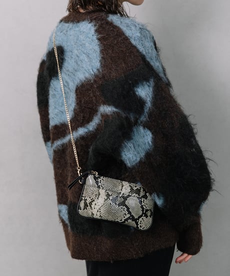【B-25342】BEAURE Leather Mini Strap Bag