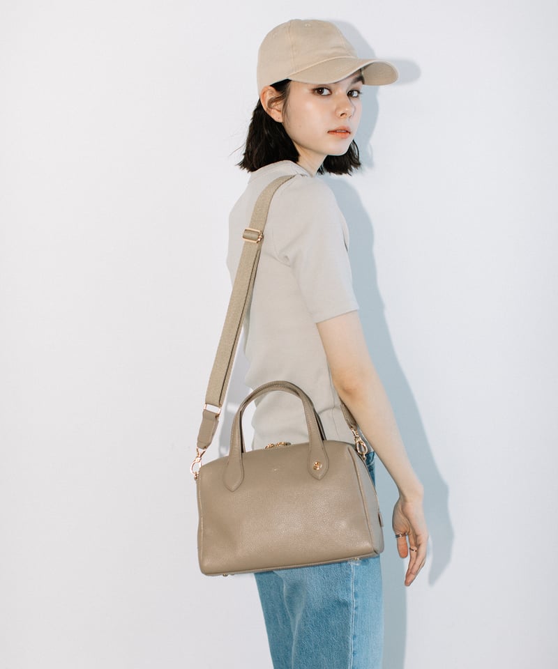 B-23527】BEAURE カウレザー ボストン バッグ | BEAURE OFFICIA 