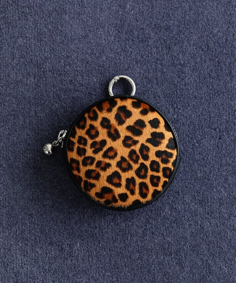 【B-25300】BEAURE Calf Hair Round マルチケース
