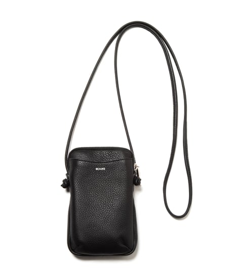 【B-22410】BEAURE  NEW カウレザー スマホポーチ
