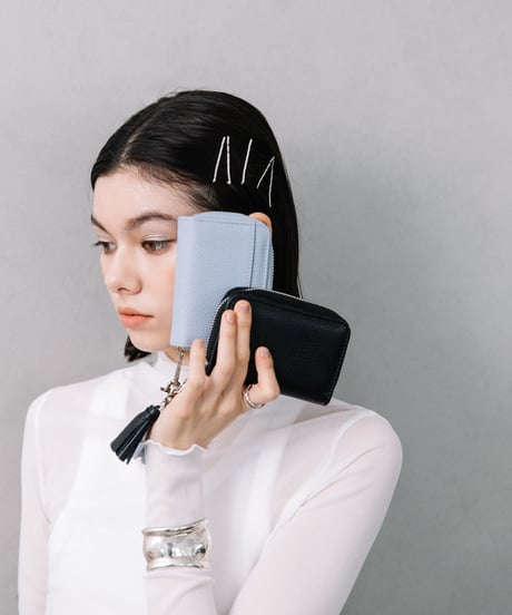【B-23400】BEAURE カウレザー ラウンドコインカードケース