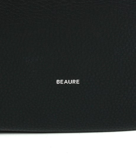【B-24312】BEAURE カウレザー 薄マチトート