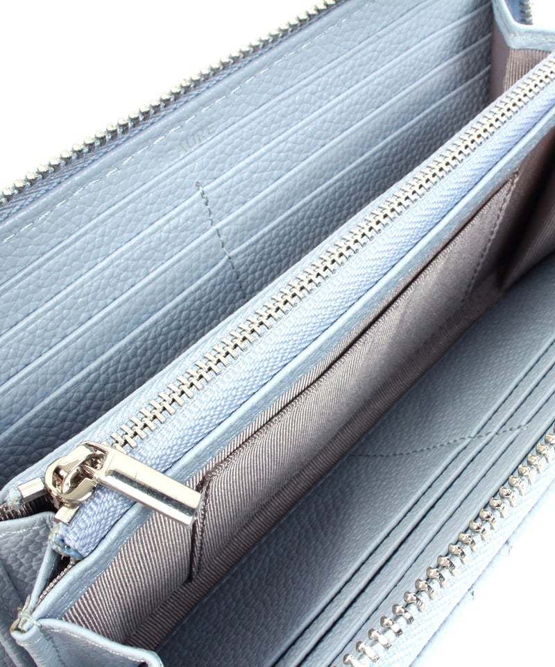 B-24309】BEAURE カウレザー タッセル付き ウエーブキルト ロング