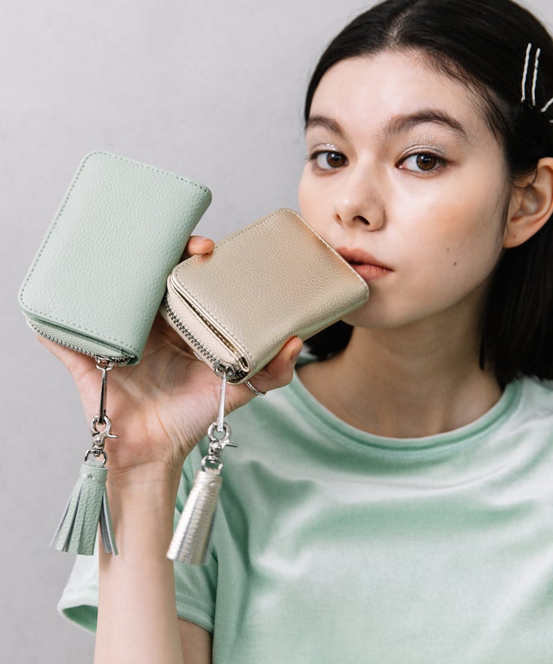 B-23400】BEAURE カウレザー ラウンドコインカードケース B-23400】BEAURE カウレザー ラウンドコインカードケース