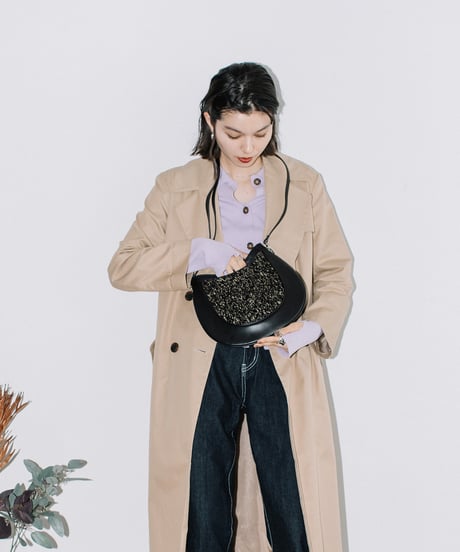【B-24414】BEAURE ハラコ 2WAY BAG