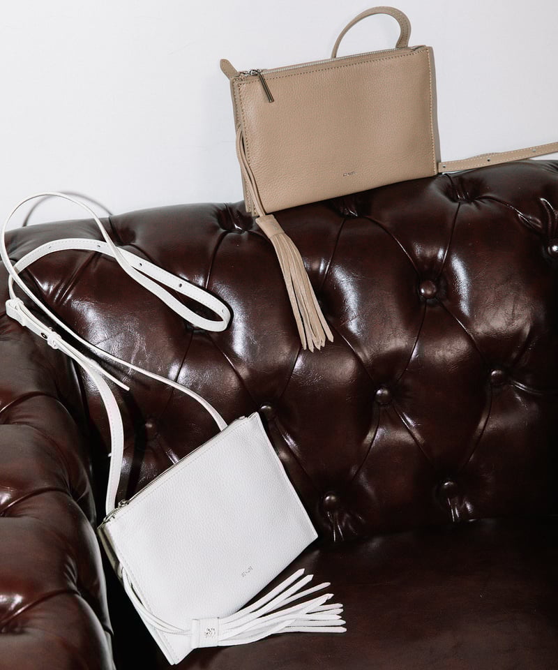 SHELLAC カウレザーショルダーバッグ ショルダーバッグ カウレザー 本革 レディース メンズ 斜めがけ 大人