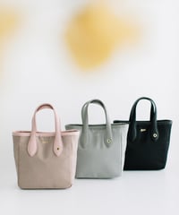 【B-24098】BEAURE カウレザー ナイロン軽量ミニトート2Wayショルダー