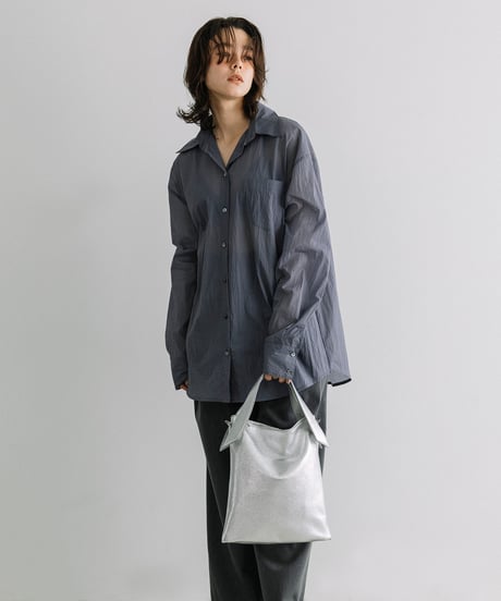 【B-25422】BEAURE リボン ディテール 薄マチ ショルダー Bag