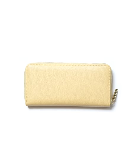 【B-23403】BEAURE カウレザー メタルパーツロングウォレット