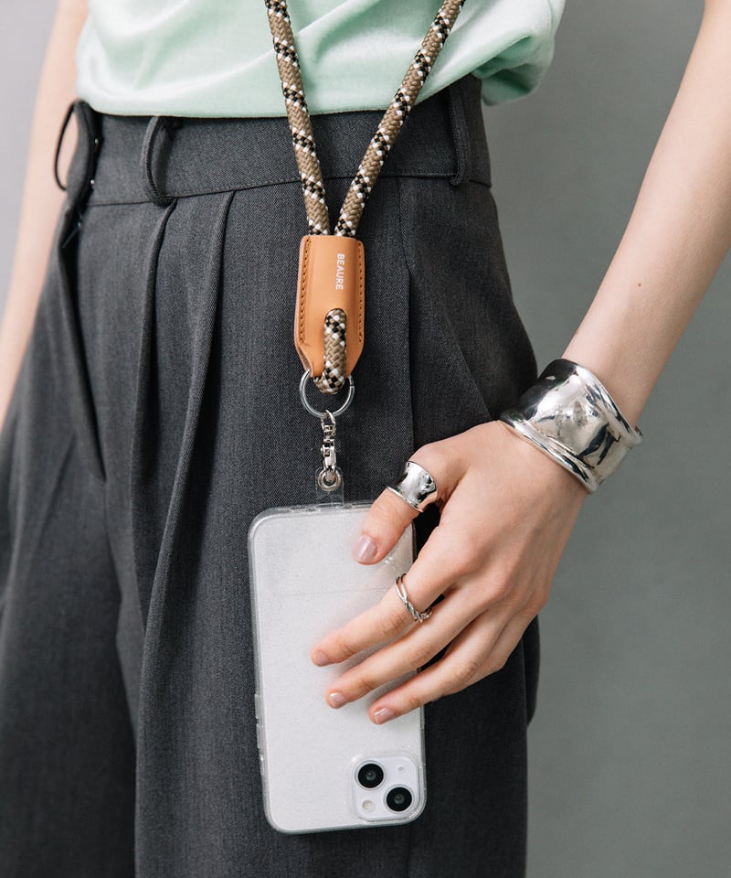 B-22159】BEAURE パラコード モバイルストラップ ショルダー | BEAURE