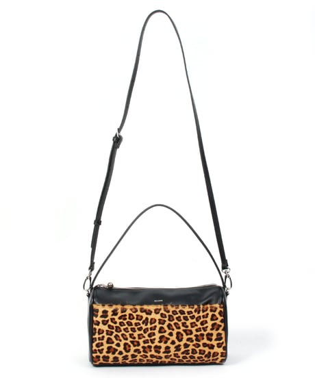 【B-25345】BEAURE Calf Hair Combination ボストン Bag